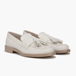 NEW Franco Sarto Lucia Tassel Loafer (Women) 7.5M, WARM WHITE